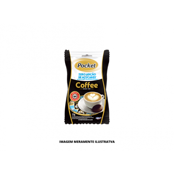 BALA - RICLAN - 23g POCKET ZERO ACUCAR CAFE